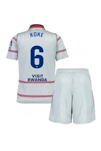 Atletico Madrid Koke #6 Jalkapallovaatteet Lasten Kolmas peliasu 2026-27 Lyhythihainen (+ Lyhyet housut)